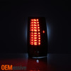 For 2007-2014 GMC Yukon XL 1500 / XL2500 Black Headlight + LED Tail Brake Light