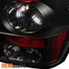 Fit 2005-2006 Jeep Grand Cherokee Black Smoked Headlights+Tail Lights Lamps Pair