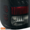 Fit 05-07 Ford F250 F350 F450 F550 SD Black Smoked Headlights+LED Tail Lights