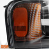 Fit 2003 2004 2005 2006 Ford Expedition Black Headlights Replacement  Lamps