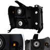 Fit 07-13 GMC Sierra 1500 07-14 2500HD 3500HD Black Smoke Headlights Replacement
