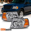 Fit 2003 2004 2005 2006 Ford Expedition Headlights Replacement  Lamp 03 04 05 06