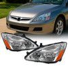 Fits 03-07 Honda Accord Headlights Headlamps Left+Right Lights 03 04 05 06 07