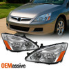 Fits 03-07 Honda Accord Headlights Headlamps Left+Right Lights 03 04 05 06 07