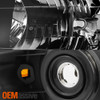 Fit 2007-2014 Expedition Headlights Lights Black L+R 07 08 09 10 11 12 13 14