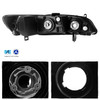 For 98-00 Honda Accord 4Door Sedan Black Headlight+Red Tail Lamp w/ Trunk Piece