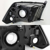 Fits 09-18 Dodge Ram 1500 10-18 2500/3500 Smoked Headlights+Dark Red Tail Lights