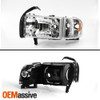 Fit 1994-01 Dodge Ram 1500 2500 3500 Pickup Clear Headlights Corner Signal Lamps