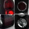 Fits 92-96 F150 F250 F350 Black Headlights+Corner+Bumper+Black Smoke Tail Lights