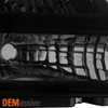 Fit 05-07 Ford F250 F350 F450 F550 SD Headlights+LED Tail Lights Black Smoked