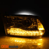 Fits 2013-2018 Ram 1500 2500 3500 Projector Headlights W/daytime DRL LED Signal