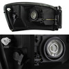 Fit 07-08 Dodge Ram 1500 07-09 2500 3500 Headlights+LED Tail Lights Black Smoked