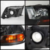 Fits Black 2009-2018 Dodge Ram 1500/2500/3500 Headlights Lamps Light LH+RH Pair
