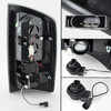For 07-08 Ram 1500 07-09 Ram 2500/ 3500 Black Headlights + Lumiled LED Tail Lamp