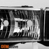 Fit 1999 2000 2001 2002 Dodge Ram Sport Truck Black Headlights+LED Tail Lights