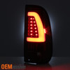 Fit 1997-03 Ford F-150 2004 F-150 Heritage Black Headlights +LED Tube Tail Light