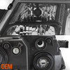 For 2009-2020 Dodge Journey w/ Black Trim Headlight Driver Left Side Headlamp