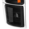 Fits 94-98 C10 C/K Silverado Tahoe Suburban Black Headlights+Corner+Bumper Light