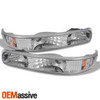 For 99-02-06 Silverado Suburban Tahoe Headlight+ Bumper+ Projector Halo Fog Lamp