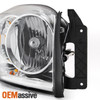 Fit 07-08 Dodge Ram 1500 2007-2009 Ram 2500 3500 Clear Headlights+Red Tail Light