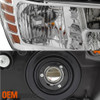 Fits 2009-2020 Dodge Journey Chrome Headlights Lamps Lights Left + Right 09-20