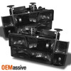 Fits Smoked 94-98 C10 C/K Full Size Silverado Headlights +Corner+Bumper Lights