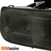 Fits Smoked 1999-2002 Silverado 2000-2006 Tahoe Suburban Headlights Lamps LH+RH