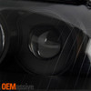 Fits 2002-2005 A4/S4 4Dr Black Bezel Projector Headlight+ Black LED Tail Lights