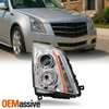 Fits 2008-2014 Cadillac CTS Right Passenger Side Projector Headlight Light 08-14