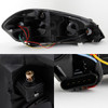 Fits 06-13 Impala Black Bezel Headlights Replacement + Black LED Tail Lights