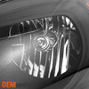 Fits 06-13 Impala Black Bezel Headlights Replacement + Black LED Tail Lights