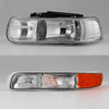 Fit 1999-02 Silverado 2000-06 Suburban Tahoe Headlights & Bumper Lamp+Fog Lights