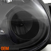 Fit 2003 2004 2005 Dodge Neon Black Headlights Replacement+Clear Tail Lights