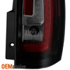 Fit Black Smoked 07-14 Suburban Tahoe Headlights Lamps+C-Shape LED Tail Lamp
