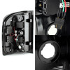 Fit 07-13 Chevy Silverado 1500 2500 3500 Black Smoked Headlights+LED Tail Lights