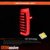 For 02-06 Avalanche 1500/2500 [Body Clad] Black Headlight +Bumper+ LED Tail Lamp