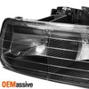 Fits Black 99-06 Silverado Suburban Tahoe Headlights + LED Bumper Signal Lights