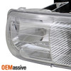 Fits 99-06 Silverado Suburban Clear Headlights + LED Bumper Signal + Fog Lights