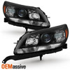 Fit 2013 2014 2015 Chevy Malibu LT LTZ Black Projector Headlights Replacement