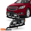 Fit 2013 2014 2015 Chevy Malibu LT LTZ Black Projector Headlights Replacement