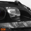 Fit 2013 2014 2015 Chevy Malibu LT LTZ Black Projector Headlights Replacement