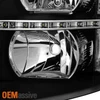Fit 2007-2013 Chevy Silverado 1500 2007-2014 2500HD 3500HD Black LED Headlights