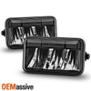 Fit  2015 2016 2017 2018 Ford F150 Pickup Black LED Bumper Fog Lights Pair 15-18
