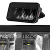 Fit  2015 2016 2017 2018 Ford F150 Pickup Black LED Bumper Fog Lights Pair 15-18