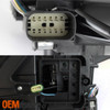 Fits 2013-2015 Chevy Malibu Chrome HID Left Driver Side Only Projector Headlight