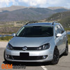 Fits 10-13 Golf MK6 TDI TSI Jetta Sport Wagon Bumper Fog Lights w/Switch + Bulbs