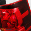 Fit Chrome 2007-2014 Suburban Tahoe Headlights Lamps + OE Red Lens Tail Lamp