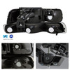 Fit 99-02 Silverado 1500 2500HD 3500 Black Smoke Headlights+Bumper+Tail Lamps