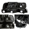 Fit 99-02 Silverado 1500 2500HD 3500 Black Smoked Headlights + Smoked Fog Lights