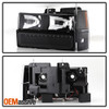 Fits Black 94-98 C10 C/K Suburban Tahoe Silverado Headlights +LED Bumper+Corner